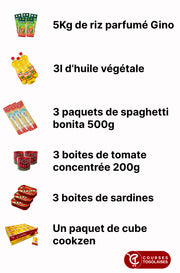 Pack alimentaire ABLODEVI (S) - Courses Togolaises